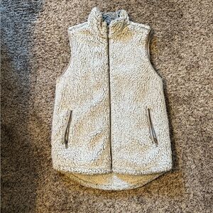 Thread & Supply Off-White Sherpa Vest